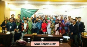 Bersama teman-teman pemilik UMKM di Jogja