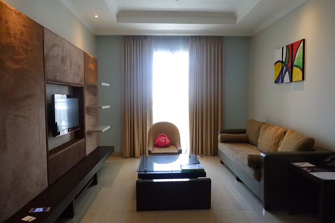 ruang keluarga bellezza suites hotel