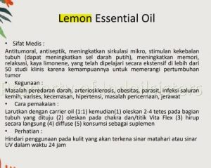 manfaat aromaterapi lemon