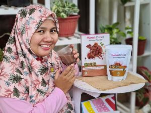 Susu almond isi kurma dan fenugreek