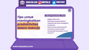 Tips meningkatkan produktivitas kerja