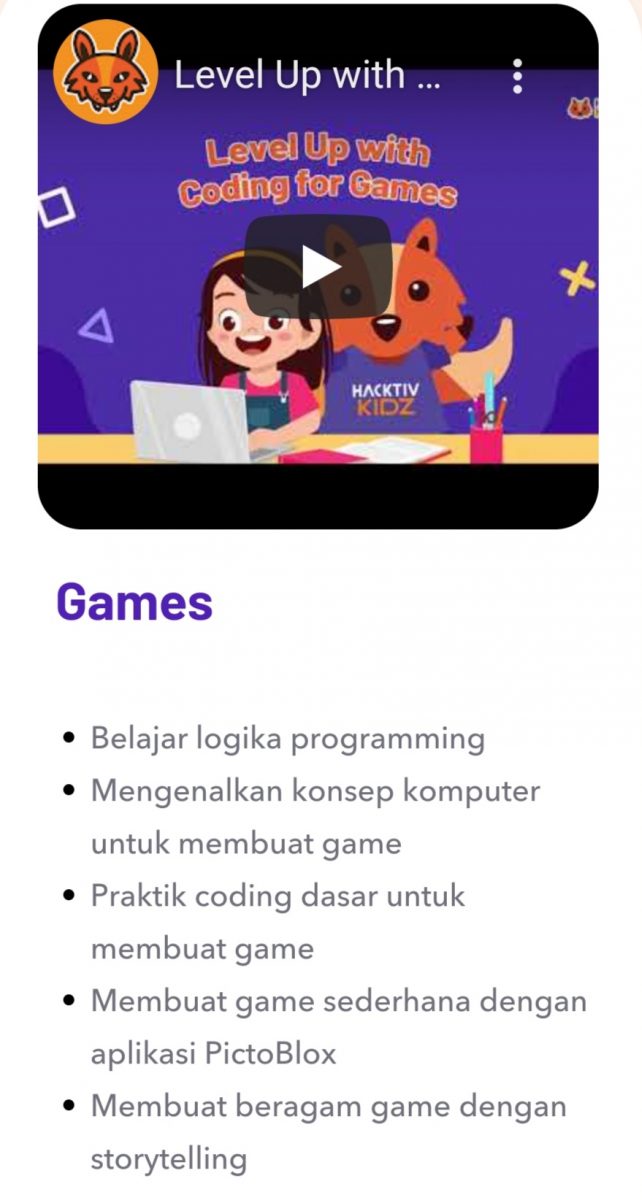 Kursus Coding Untuk Anak di Hacktiv8 – ISMYAMA.COM – LIFESTYLE